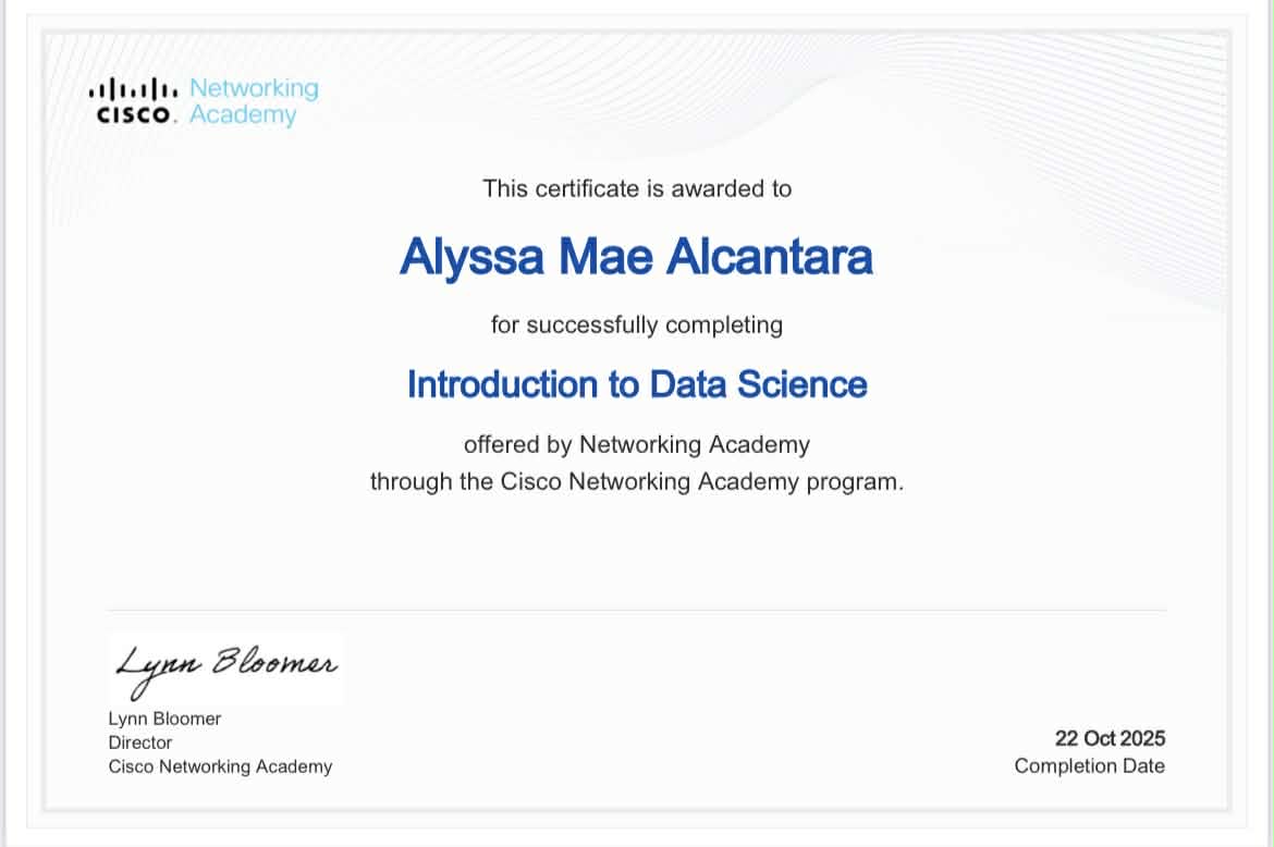 Certificate 1
